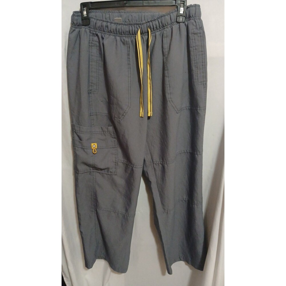 Spread Good Cheer Scrub Pants Womens LP Cargo Pocket Medical Drawstring
